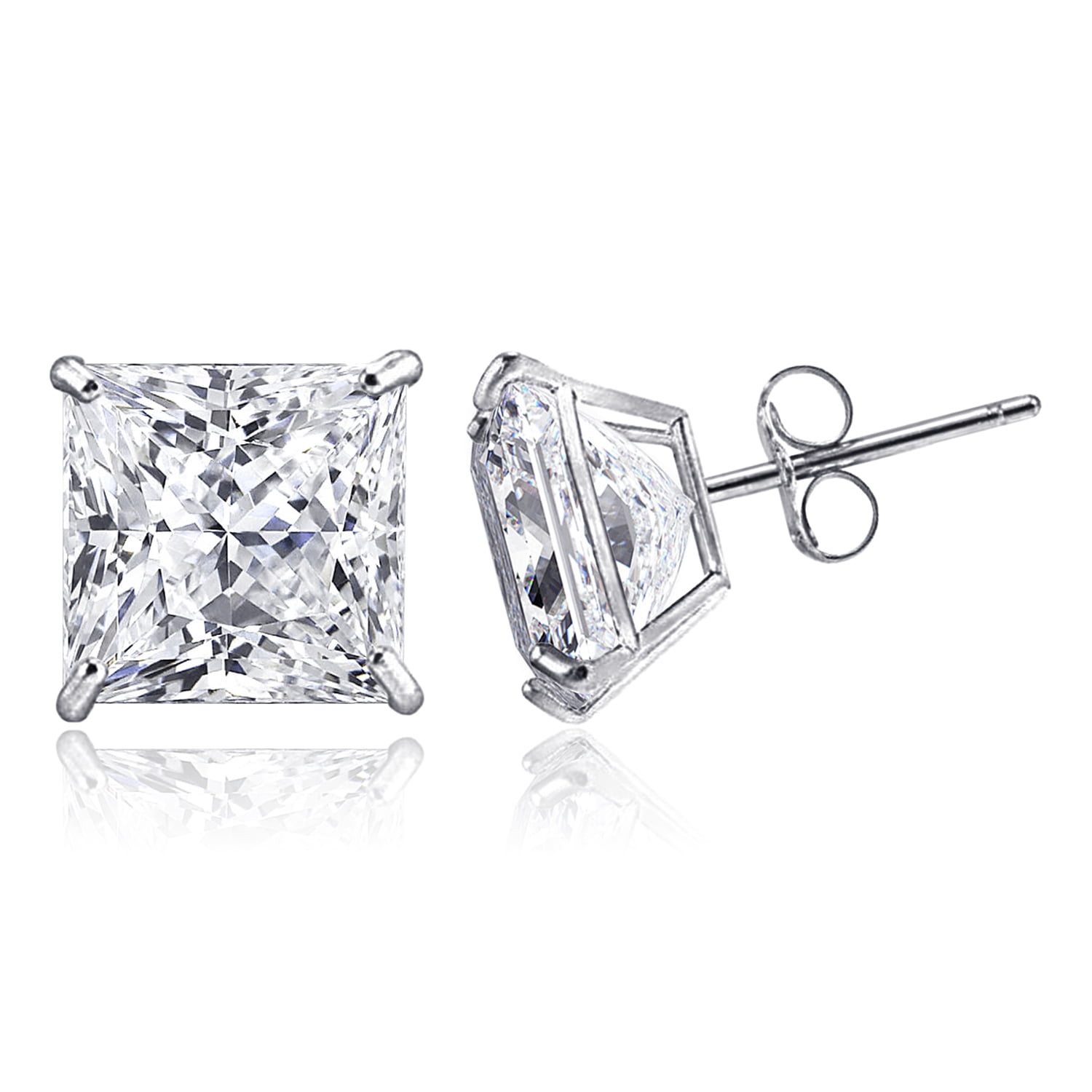 Details about   2.70 CT White Round CZ Lever Back Earrings 14K White Gold Finish 925 Silver 