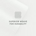 thumbnail image 6 of Noble Linens 4 Piece Pattern Microfiber Bed Sheets Set, Light Gray Pinstriped, Queen, 6 of 11
