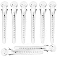 thumbnail image 2 of Milisten 8PCS Professional Hairdressing Clips Metal Haircut Separating Clips Traceless Hairpin Tools for Store Salon Barbers, 2 of 5