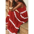 thumbnail image 6 of pimelu Dresses for Women Dresses for Women Loose Flowy Pleated Swing Beach Boho Tank Maxi Dress Summer Casual Striped Print Sleeveless U-Neck Women Long Sundress, 6 of 7