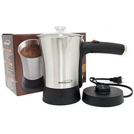 Electric Turkish Coffee MakerBrentwood 800W Stainless Steel Greek MakerSilver Electric Turkish Coffee MakerBrentwood 800W Stainless Steel Greek MakerSilver