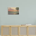 thumbnail image 2 of Tropical Ocean Waves Beach Coastal Painting Unframed Art Print Wall Art, 2 of 6