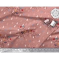 thumbnail image 3 of Soimoi Poly Crepe Fabric Feather,Branch & Bird Kids Decor Fabric Printed Yard 52 Inch Wide, 3 of 3