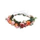 thumbnail image 1 of Corona de flores de camelias para niñas, para cumpleaños, fotos, bodas, festivales, tocado floral, 1 of 8