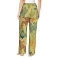 thumbnail image 3 of Kll Womens Floral With Butterflies Print Pajama Pants Soft Pajama Bottoms For Women Cozy Lounge Pants, 3 of 9