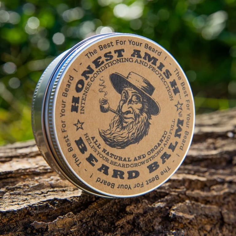 Honest Amish All Natural Beard Balm, 2 oz photo 3