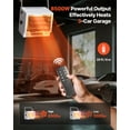 thumbnail image 2 of VEVOR Electric Garage Heater, 8500-Watt with Remote Control & 10 Hour Timer & Overheat Protection Wall/Ceiling Mounted Shop Heater, Commercial Fan-forced for Indoor Workshop Warehouse,240V White, 2 of 9