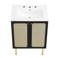 thumbnail image 6 of Modway Chaucer 24" Bathroom Vanity in Black White, 6 of 16