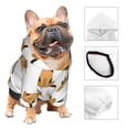 thumbnail image 4 of Uemuo German Shepherd Dog for Winter Dog Hoodie Sweatshirts with Pockets Warm Dog Clothes for Small Dogs Chihuahua-X-Small, 4 of 8