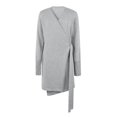 thumbnail image 4 of Vestido cárdigan Sunloudy para mujer, manga larga, cuello en V, cintura, lazo lateral, ropa informal ajustada, vestido elegante Sunloudy moda, 4 of 10
