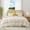 Cream, variant on Lightweight Down Comforter Size, Goose Feathers Fiber Comforter for Hot Sleepers, Breathable & Ultra Soft Duvet Insert, Thin Bedding for Summer, (68" X 88")