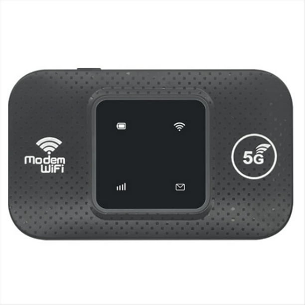 Módem WiFi 4G LTE Desbloqueado 5G 300Mbps con Pantalla A Color, Enrutador 4G Portátil Profesional para Computadoras Portátiles y Tabletas A