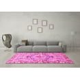 thumbnail image 3 of Ahgly Company Indoor Rectangle Abstract Pink Modern Area Rugs, 6' x 9', 3 of 4