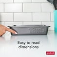 thumbnail image 4 of GoodCook PRO Nonstick Carbon Steel Baking Pan, 9 Inch x 13 Inch, Gray, 4 of 11