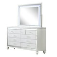 thumbnail image 3 of Sterling Queen 5-N LED Bedroom set made with wood in White Color, 3 of 5