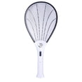 thumbnail image 2 of Electric Bug Zapper Racket, 2-in-1 Rechargeable with LED Light, 1 Pack Large Three-Layer Mesh Black, Shock-Proof Electric Mosquito Swatter for Indoor Outdoor Home Patio Mosquito Killing, 2 of 8