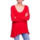 thumbnail image 1 of Camiseta básica Free People para mujer de enero roja mediana, 1 of 2