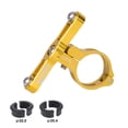 thumbnail image 5 of te para botella de agua, adaptador de montaje ajustable, compatible con manillar de bicicleta, tija de sillín, fuerte, aleación de aluminio 7075 Oro Baoblaze portabotellas para bicicleta, 5 of 5
