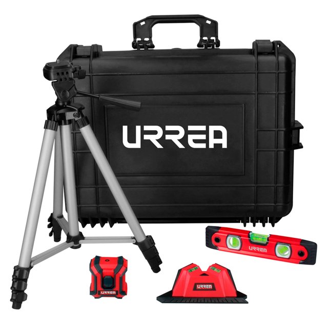 Juego Nivel Laser Escuadra Torpedo + Tripode Estuche Urrea Urrea JMP5