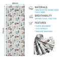 thumbnail image 2 of Cute Dogs Pattern Hot Yoga Mat Towel Non Slip for Hot Yoga - Quick-Drying Yoga Mat Cover with 4 Corner Pockets with Travel Bag - Hot Yoga Towel Non Slip Grip Moisture Wicking Sweat 70"x26", 2 of 6