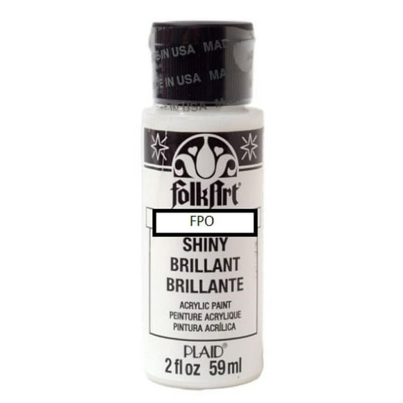 FolkArt Shiny Acrylic Paint Gray