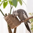 thumbnail image 4 of 1PCS Bird Cardboard Platform Hanging Parrot Cage Perch Bird Paw Grinding Stand Parakeet Chew Toys Parrot Cage Playground for Budgie Conure Cockatiel Finch (Small), 4 of 6