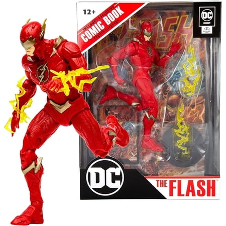 McFarlane Toys - DC Direct 7IN Figure with Comic - The Flash WV2 - The Flash (Barry Allen)