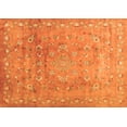 thumbnail image 1 of Ahgly Company Indoor Rectangle Abstract Orange Contemporary Area Rugs, 5' x 8', 1 of 1