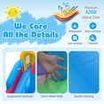 thumbnail image 4 of Gymax Inflatable Bounce House 4-in-1 Kids Bouncer w/ Long Slide Jumping Area Climbing Wall Basketball Hoop Indoor Outdoor(with 750W Blower), 4 of 9