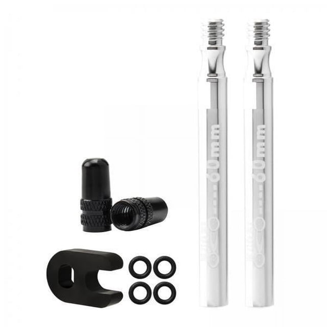 Extensor de ,extensor de presta para bicicleta de montaña 60 mm 80 mm,accesorios de vástago de válvula sin cámara para bicicleta de carretera,vástagos de válvula presta para