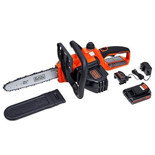 BLACK+DECKER Scie à Chaîne LCS1020 20V Max Lithium-Ion, 10 Pouces