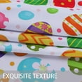 thumbnail image 4 of Easter Fabric Round Table Cloth, Polyester Easter Colorful Eggs Tablecloth, Table Cover Protector for Holiday, Party, Wedding, Birthday, Banquet Decoration Use, 60 Inch, Egg, 4 of 6