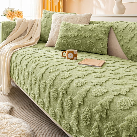 Sofa Covers For Living Room Super Soft Puffy Plush Non Slip Sofa Cushion Covers - Rabbit Sofa Cushion Super Soft Sofa Couch Cover Fuzzy Slipcover Furniture Protector For Kids Couch Slipcover