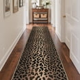 thumbnail image 3 of KUETH 2.5x10 Panthera Runner Rug Machine Washable, Kitchen Runner Rug for Floor and Hallway, Non Slip Flat Pile Area Rug with Rubber Backing for Entryway Bathroom Bedroom Laundry, 3 of 9