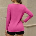 thumbnail image 6 of Sexlip Womens Basic Crew Neck Tee Drop Shoulder Design Breathable Fabric Relaxed Silhouette for Casual Outings Pink L, 6 of 9