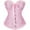 Pink, variant on SBYOJLPB Women's Shapewear Corset Wedding Dress Bottoming Underwear Body Sculpting Gothic Vest Court Corset Corset Pink 10(XL)