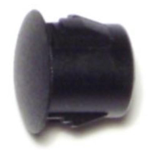 3/8" Black Nylon Plastic Flush Head Hole Plugs (16 pcs.)