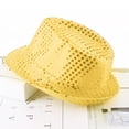 thumbnail image 2 of Slccxzc Adults Sequins Jazz Dance Hat with Necktie Sequin Fedora Hat Disco Hat Party Accessories, 2 of 7