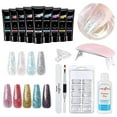 thumbnail image 1 of 15Pcs/Set Nail Gel Set with Nail Gel UV Lamp Nail Extension Set Nail Art for Manicure Starter Nails Kit, 1 of 8