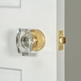 thumbnail image 4 of Viaggio Clomlnsta_Prv_234 Motivo Solid Brass Privacy Door Knob Set - Chrome, 4 of 7