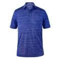 thumbnail image 1 of Monterey Club Men's Lightweight Heather Melange Jersey Golf Golf Polo Shirt #3021, 1 of 2