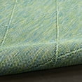 thumbnail image 4 of Nourison Practical Solutions Indoor/Outdoor Blue Green 6' x 9' Area Rug (6x9), 4 of 9