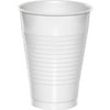 White 12 oz Plastic Cups for 20 Guests