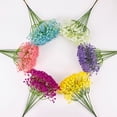 thumbnail image 4 of Flores artificiales de paniculata (Gypsophila) para decoración del hogar | Arreglos florales de seda realistas para mesas de salón | Decoración para oficinas o bodas, ideales para jarrones y ramos., 4 of 9