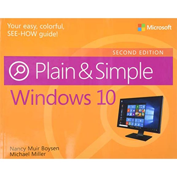 Pre-Owned Windows 10 Plain & Simple, 9781509306732, 1509306730, Paperback, 2 edition