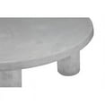 thumbnail image 3 of Nat Round Coffee Table Large In Light Gray Concrete, 3 of 9