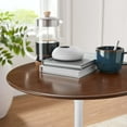 thumbnail image 7 of Modway Lippa 20" Round Wood Grain Side Table in White Walnut, 7 of 7