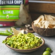 Siete Family Foods Tortilla Chip, Hint of Lime, 5 oz Bag
