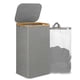 thumbnail image 1 of Cesto para ropa sucia de 110 l yuxing organizador de Cesta plegable con bolsa interior extraíble gris, 1 of 5