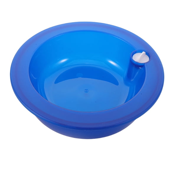 UPOUART Cooling Pet Feeding Bowl Double Layer Plastic Water Dish for Summer Use